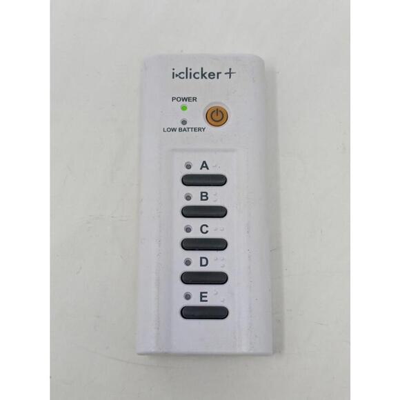 iClicker + Plus Student Response Remote Control Model RLR15 Tested Works. - Picture 1 of 2